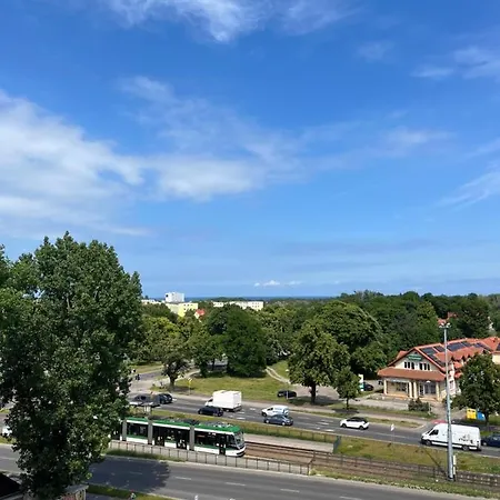 Agapella - Sea View With Balcony And Free Parking 그단스크
